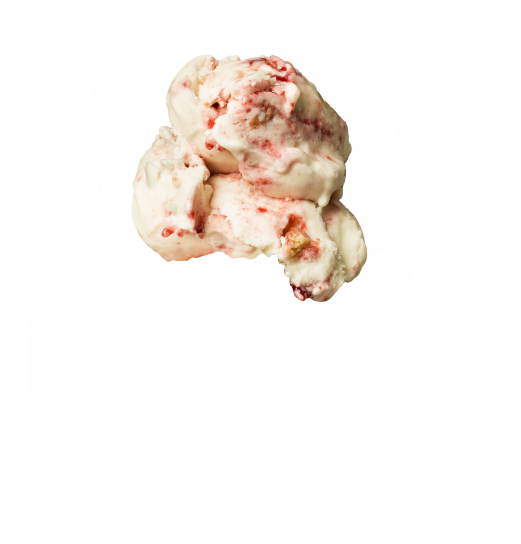 ice cream cone with caption: half the calories, half the fat, all the taste of ice cream